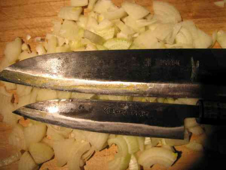 Как очистить нож от ржавчины